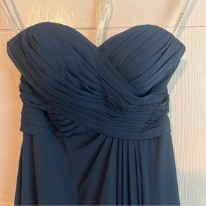 Azazie navy blue formal/prom/bridesmaid dress